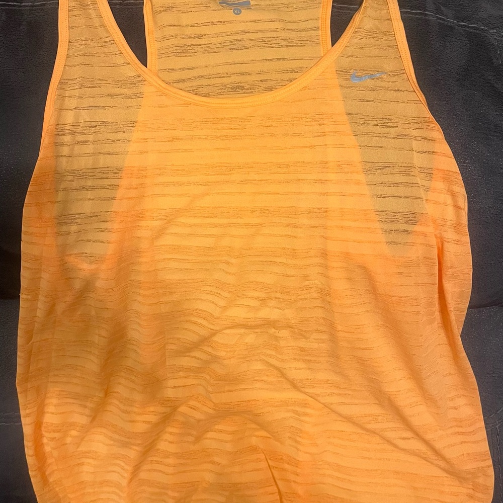 Nike Orange Dri-Fit Tank Top
